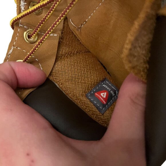 Timberland Tan Size 4 Kids Boots Nubuck Classic Brown - Picture 10 of 10